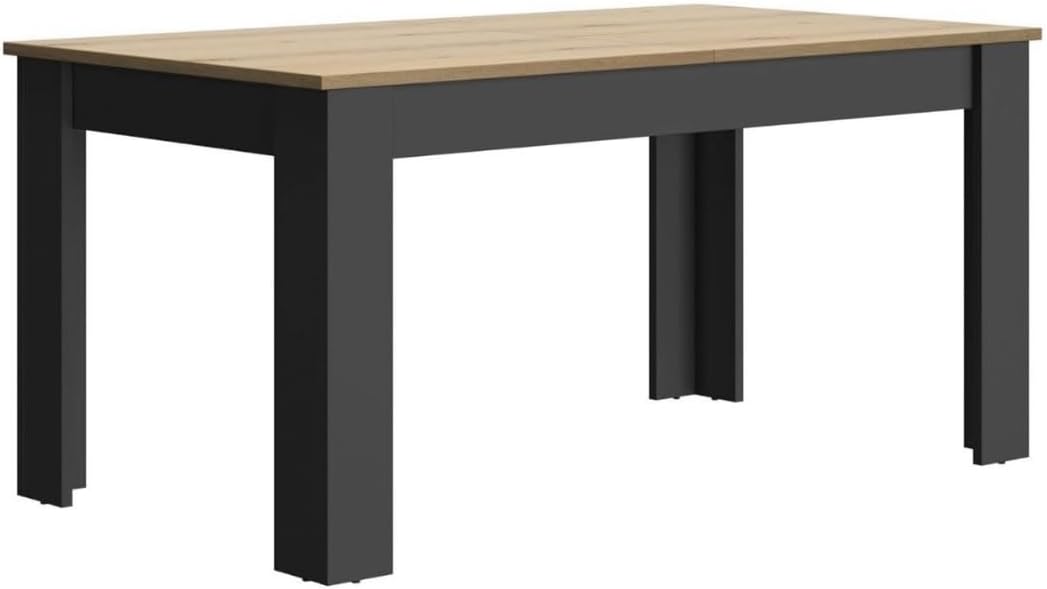 Decorum & Co - Seren Two-Tone Dining Table 1200 (Charcoal Grey)