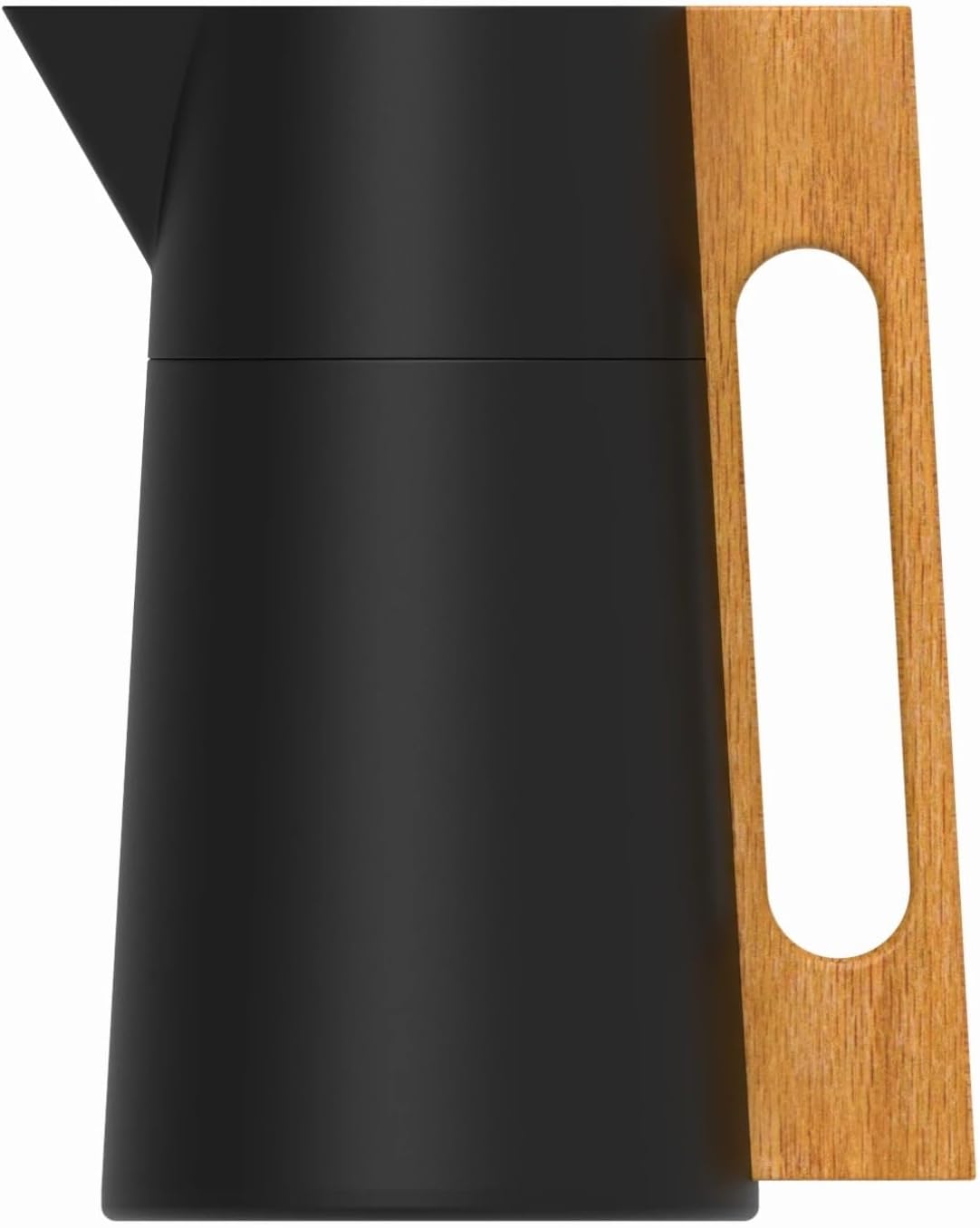 1500ML Insulated Modern Sleek Vacuum Flask Thermo Jug Bottle Kettle Leak Proof Sealed Stainless Steel -Black