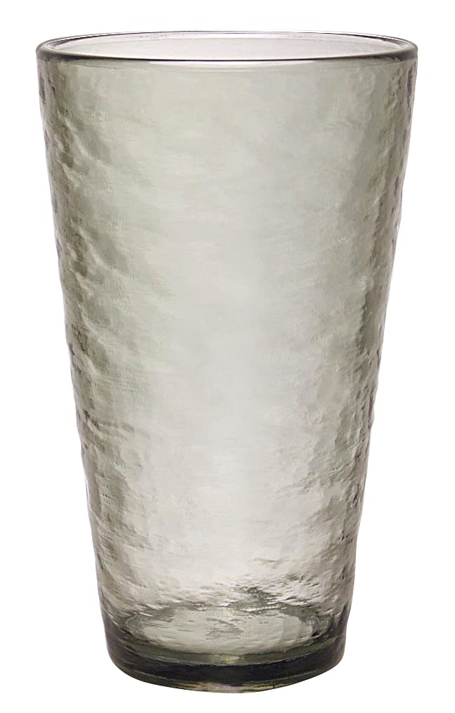 MARCUS HOME KLIFA - RIPPLE - 665ml - Set of 6 - Acrylic Highball Drinking Glasses - Grey-Black