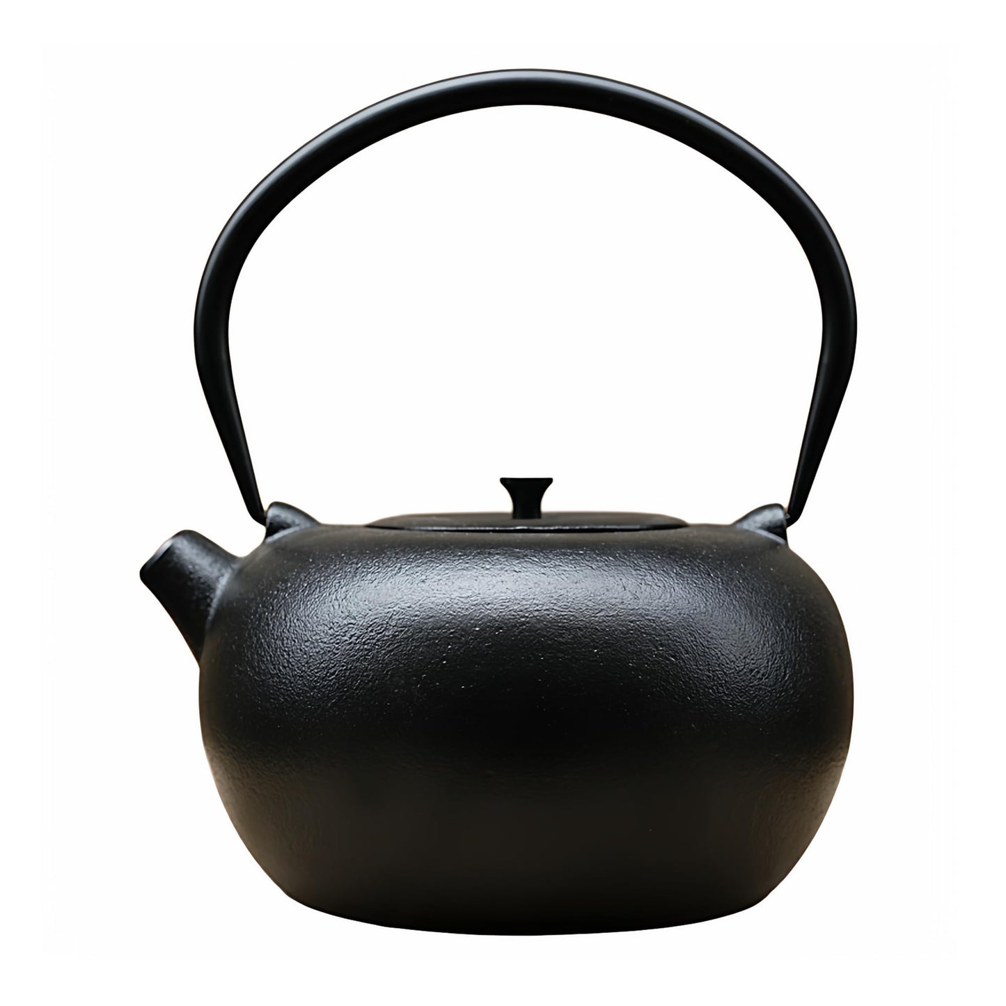 SECHUDO 2000ml Cast Iron Teapot for Stovetop Safe - Black Japanese Tetsubin with Stainless Steel Infuser for Loose Leaf