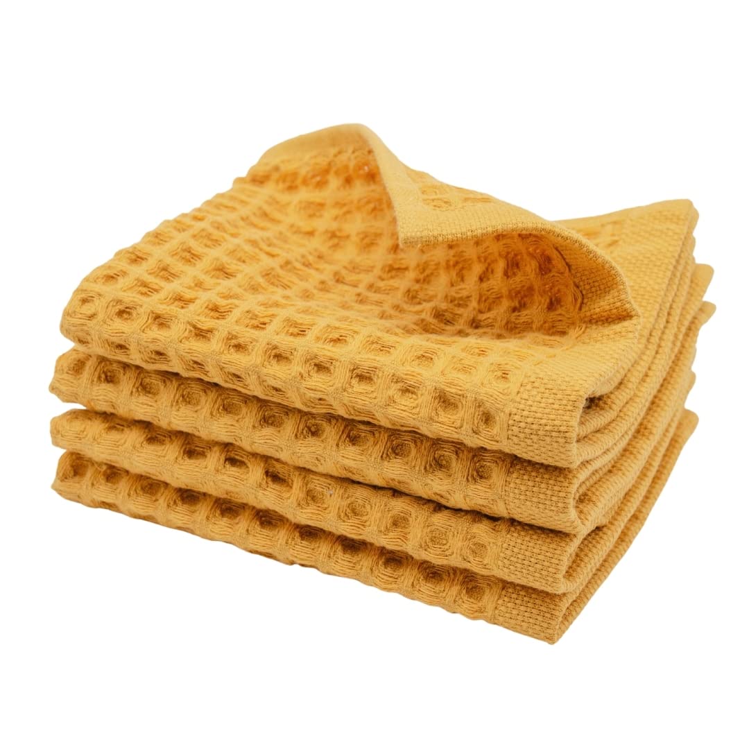 sea me at home Waffle Washcloths Set - 100% Turkish Cotton - 33cm
