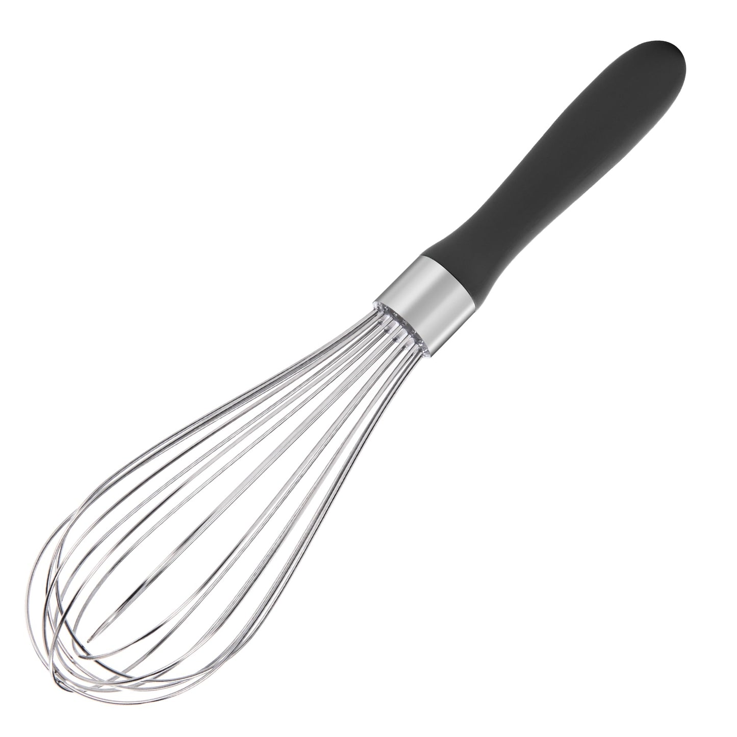 U-Taste Balloon Whisk for Cooking - 18/10 Stainless Steel - Black