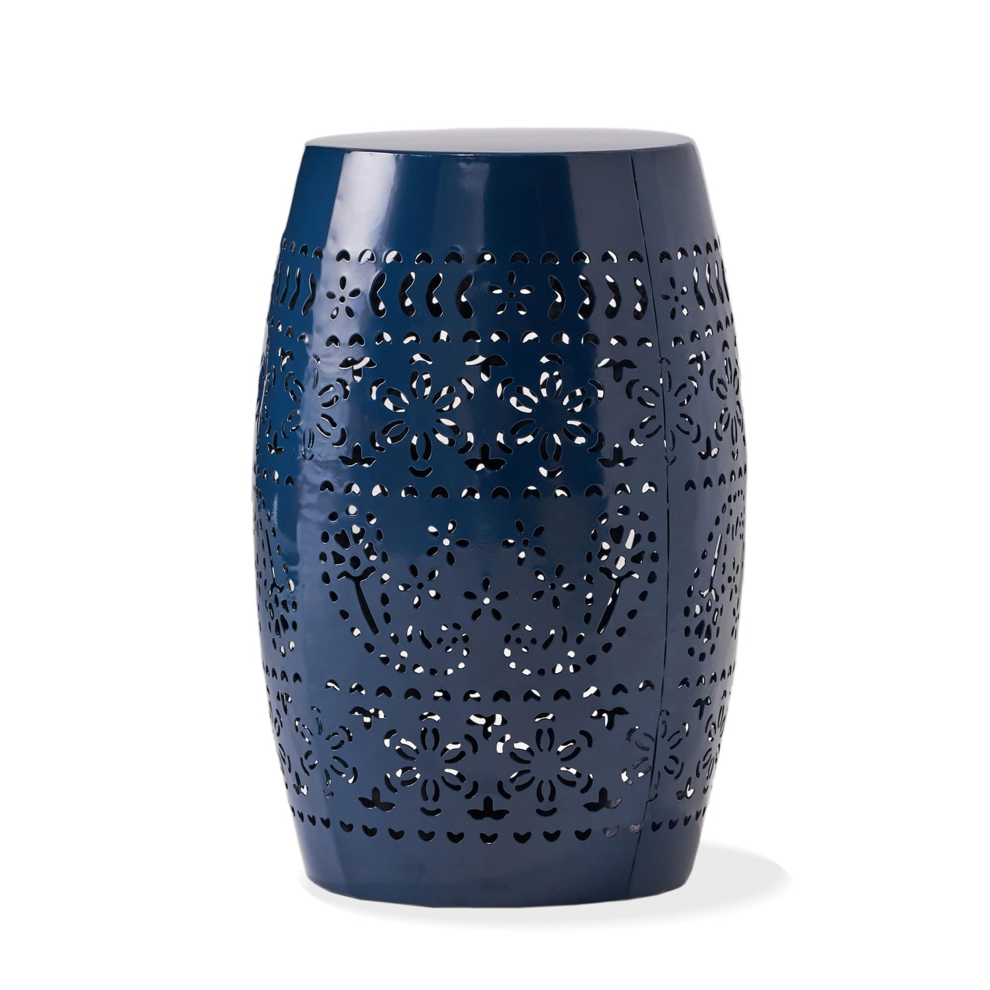 Christopher Knight Home Ruby Outdoor 30cm Iron Side Table - Dark Blue