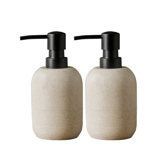 GalDal 2-Piece Soap Dispenser Set with Pump — Bathroom & Kitchen Countertop, 315ml