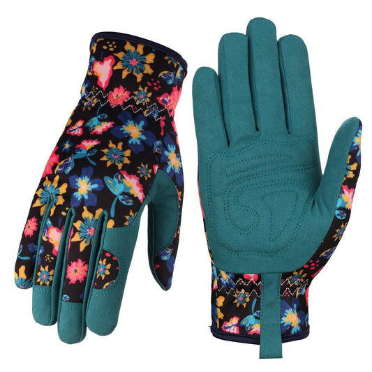 Bamllum Leather Gardening Gloves for Women - Working Gloves