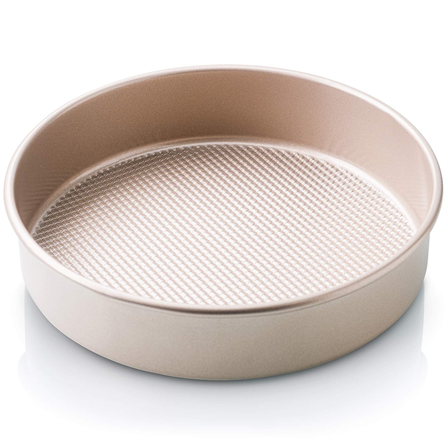 Ultra Cuisine Nonstick Cake Pan - Textured Carbon Steel - Oven Safe