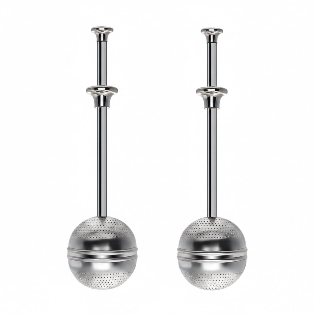 2-Pack Stainless Steel Long Handle Tea Ball Infusers
