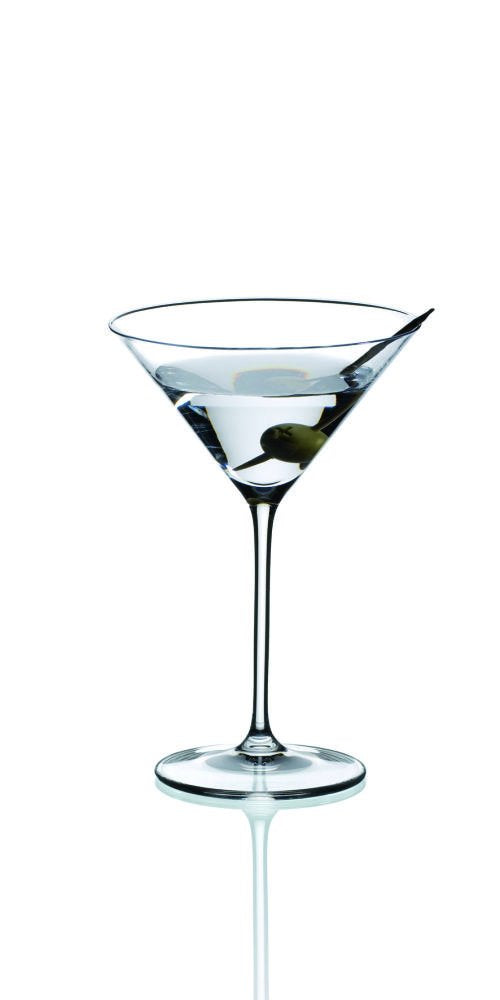 Riedel Vinum XL Martini Glasses - Set of 2 - Precision Blown Crystal Martini Glasses with Stem - 280ml