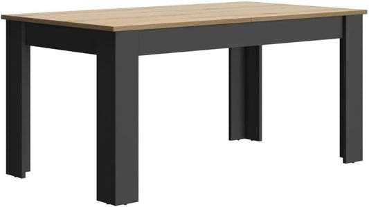 Decorum & Co - Seren Two-Tone Dining Table 1200 (Charcoal Grey)