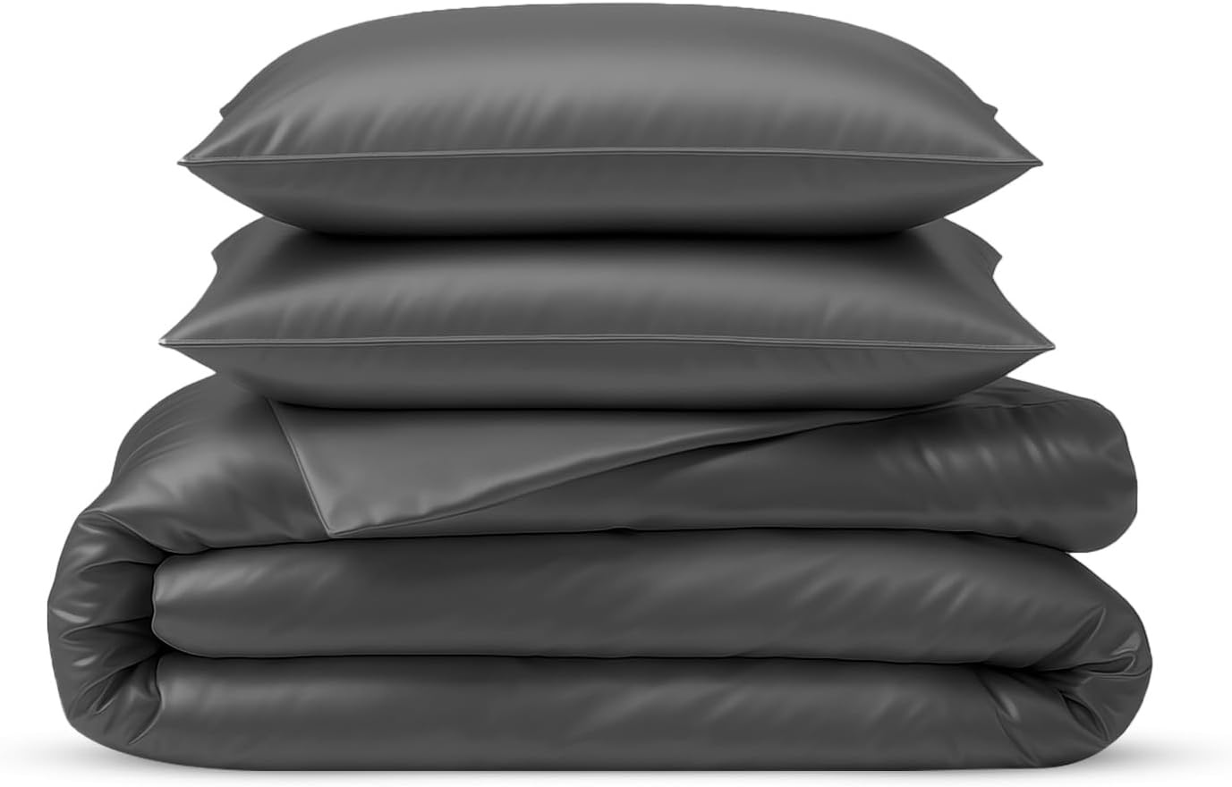 LINENWALAS Organic Bamboo Pillowcase Set of 2 — Cooling, Silk-Soft, OEKO-TEX Certified, Standard 51 × 76 cm, White