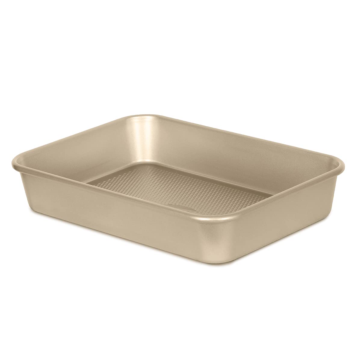 Glad Nonstick Baking Pan - Heavy Duty Carbon Steel Bakeware - Gold
