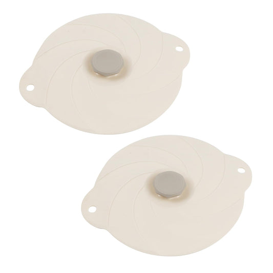 FarBoat 2 Pack Silicone Bowl Lids Microwave Splatter Cover - 15cm Universal Silicone Lids