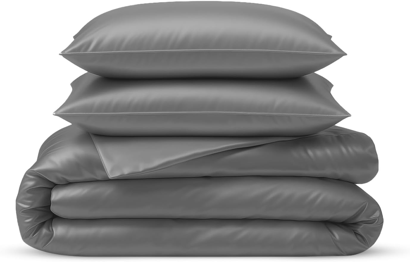 LINENWALAS Organic Bamboo Pillowcase Set of 2 — Cooling, Silk-Soft, OEKO-TEX Certified, Standard 51 × 76 cm, White