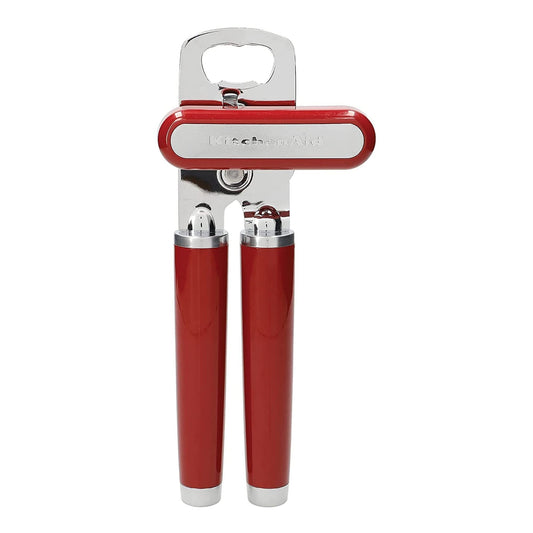 KitchenAid Classic Multifunction Can Opener and Bottle Opener - Easy to Use - Razor Sharp Stainless Steel Cutting Wheel