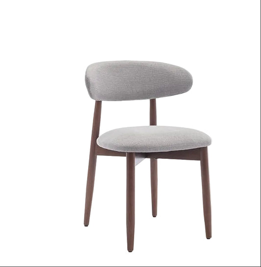 COLAMY Wooden Dining Chairs Set of 4 - Light Grey