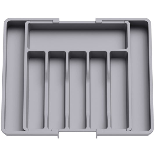 Lifewit Silverware Drawer Organiser - Grey