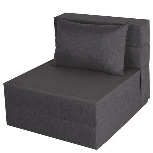 Fvkind Folding Sofa Bed - Dark Grey