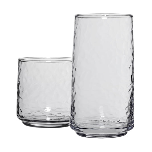 Anchor Hocking Brockhill Drinking Glasses - 16 Piece Set - Dishwasher Safe