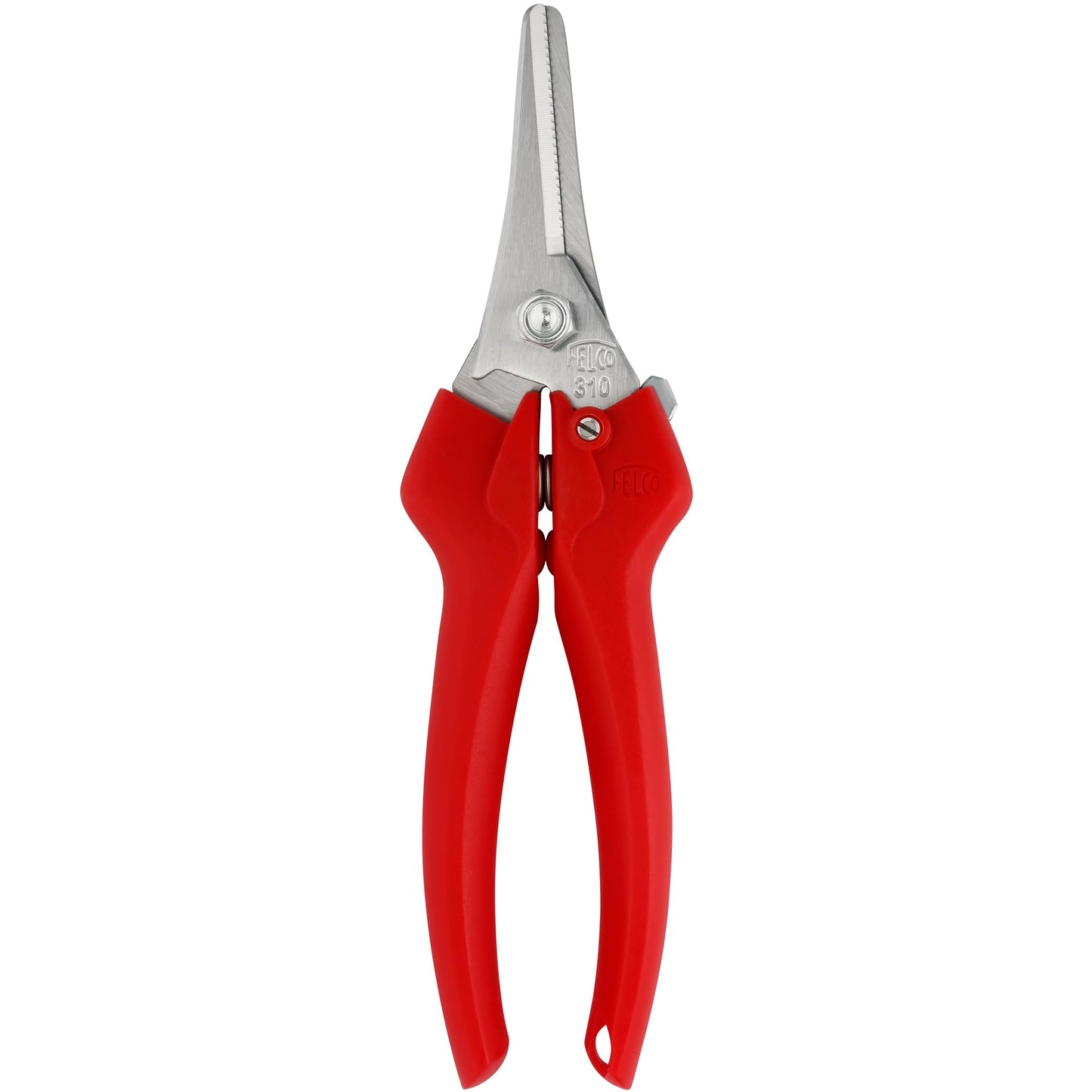 Felco F310 Pruning Snips - 18.5cm Lightweight Garden Clippers - Stainless Steel - Red