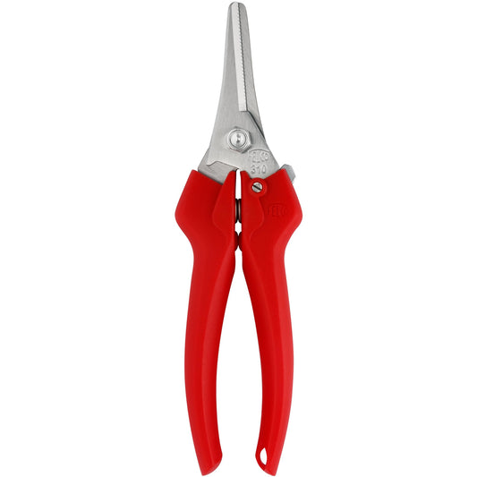 Felco F310 Pruning Snips - 18.5cm Lightweight Garden Clippers - Stainless Steel - Red