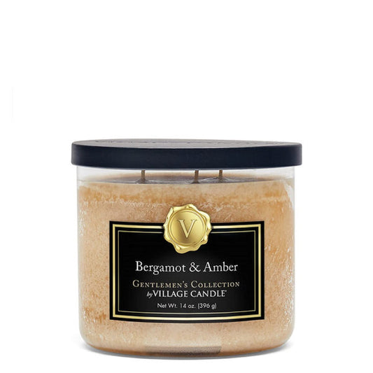 Village Candle 3-Wick Bowl - 397g - Gentlemen's Collection - 50 Hour Burn