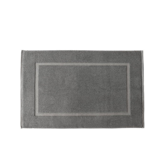 Cozy Earth Small Charcoal Bathmat - Premium Plush