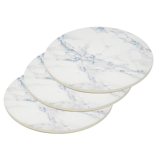 WDZZHOT Ceramic 20cm Trivets - Set of 3 - Marble Style Heat Resistant