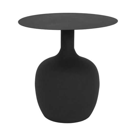 Creative Co-Op Chic Metal Round Side Table - 46cm - Black