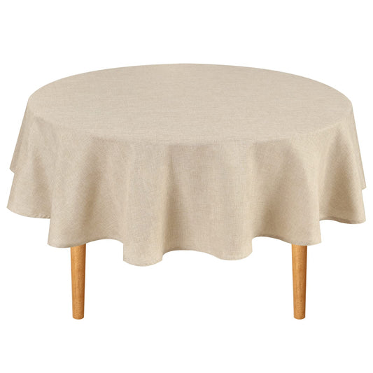Hiasan Round Tablecloth - Waterproof Stain-Resistant Polyester Fabric