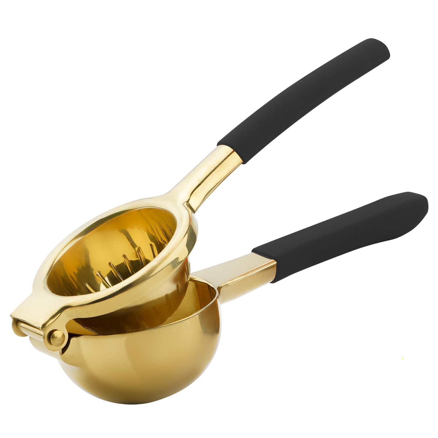AGIgear Lemon Squeezer Stainless Steel - Manual Heavy Duty - Gold