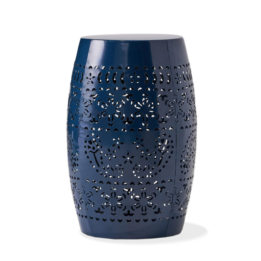 Christopher Knight Home Ruby Outdoor 30cm Iron Side Table - Dark Blue