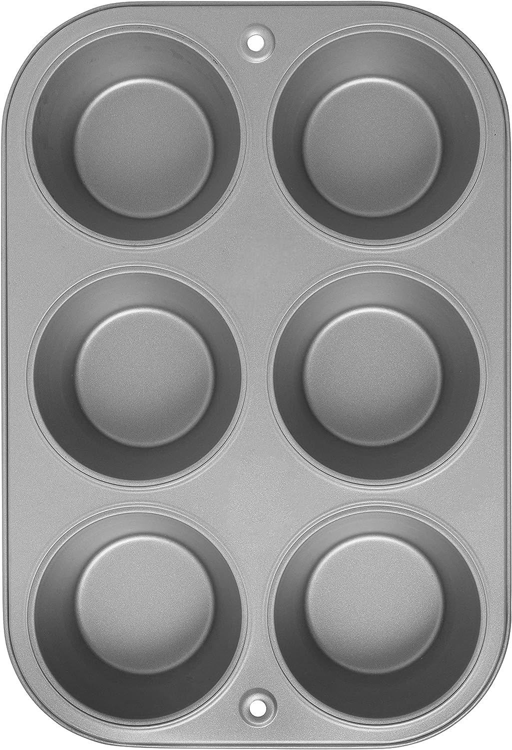 OvenStuff Nonstick 6-Cup Jumbo Muffin Pan - 32cm × 22cm × 4cm