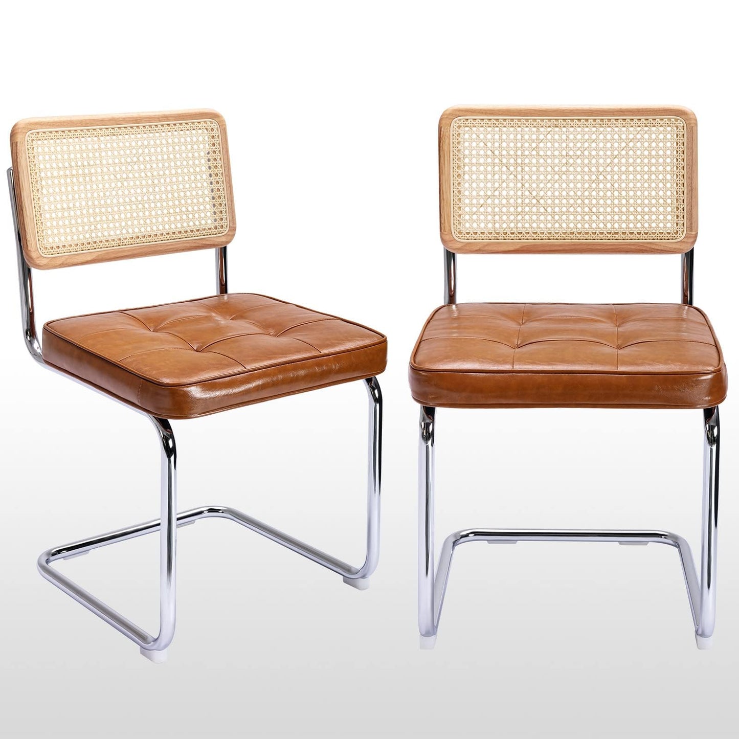 Zesthouse Natural Rattan Dining Chairs Set of 2