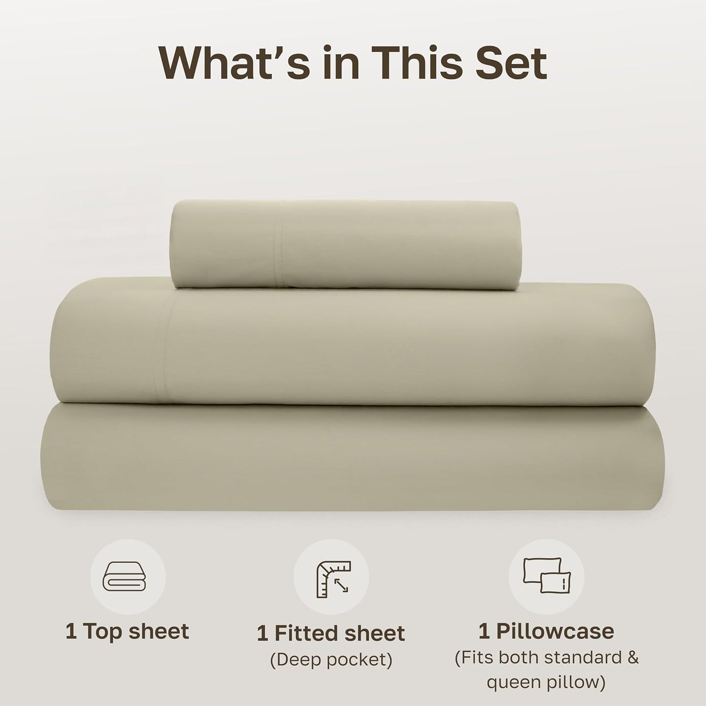 California Design Den 100% Organic Cotton Sheets for Queen Size Bed, Deep Pockets, Percale Sheets Queen, GOTS Certified, Soft Cooling Sheets, 4 Piece Bed Sheets Queen Sheet Set, White Sheets