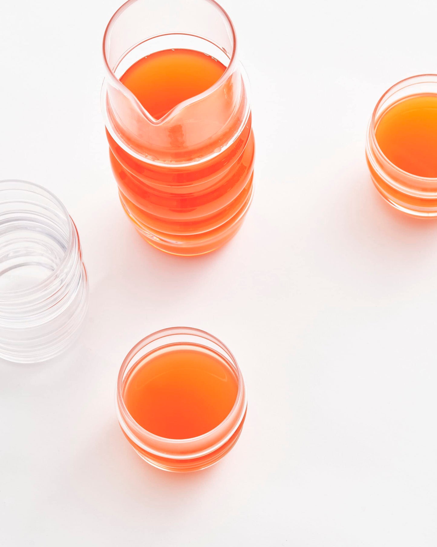MARIMEKKO Sukat Makkaralla Glass Tumblers — Refine Your Kitchen Décor with Our Iconic Clear Glassware — Stylish & Mouth-Blown Drinking Glasses Set of 2 (7 oz)