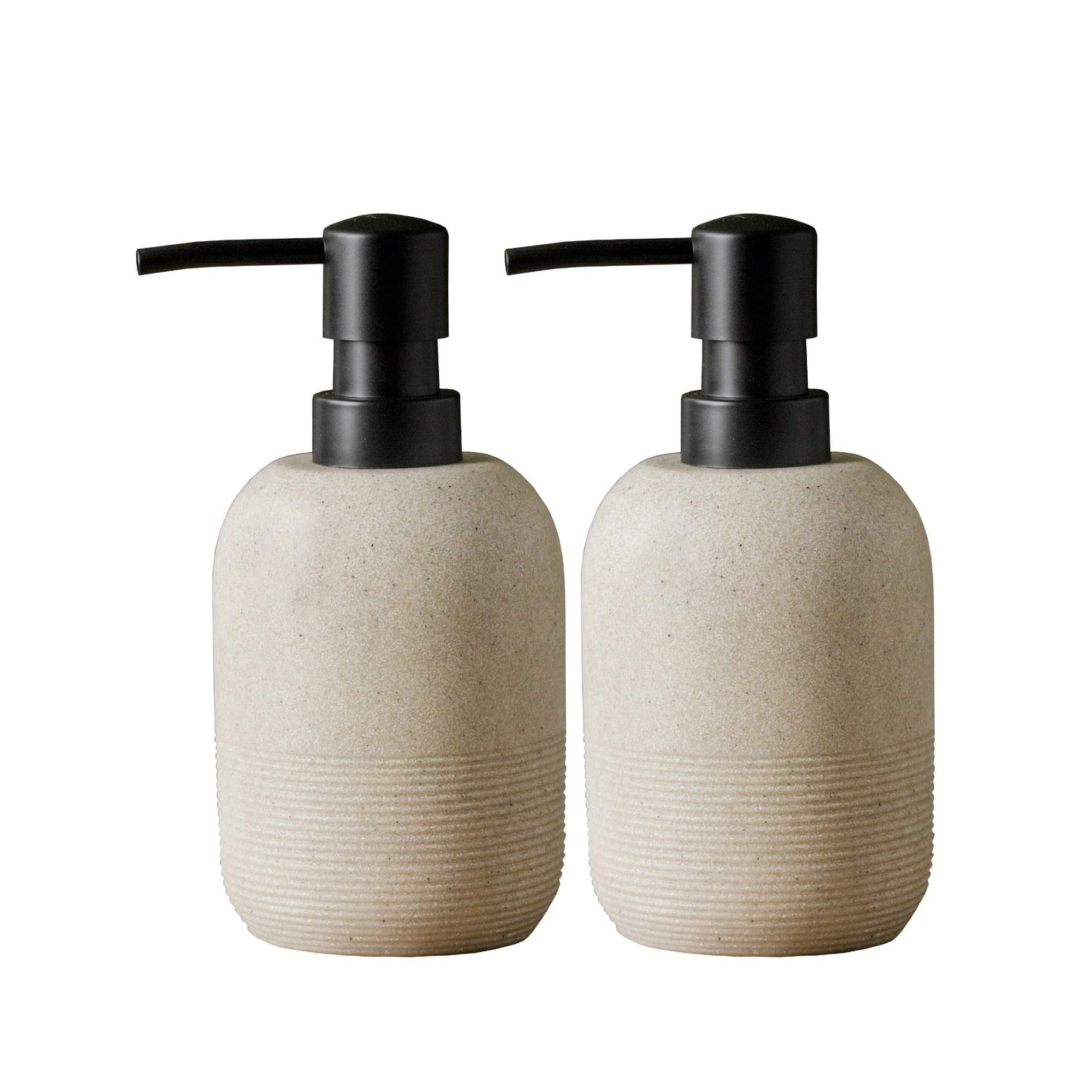 GalDal 2-Piece Soap Dispenser Set with Pump — Bathroom & Kitchen Countertop, 315ml