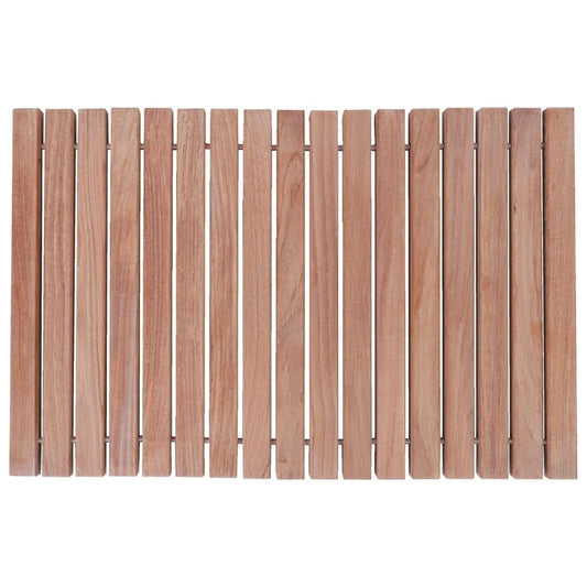 Nordic Style Teak Shower and Bath Mat - Premium Wood Platform