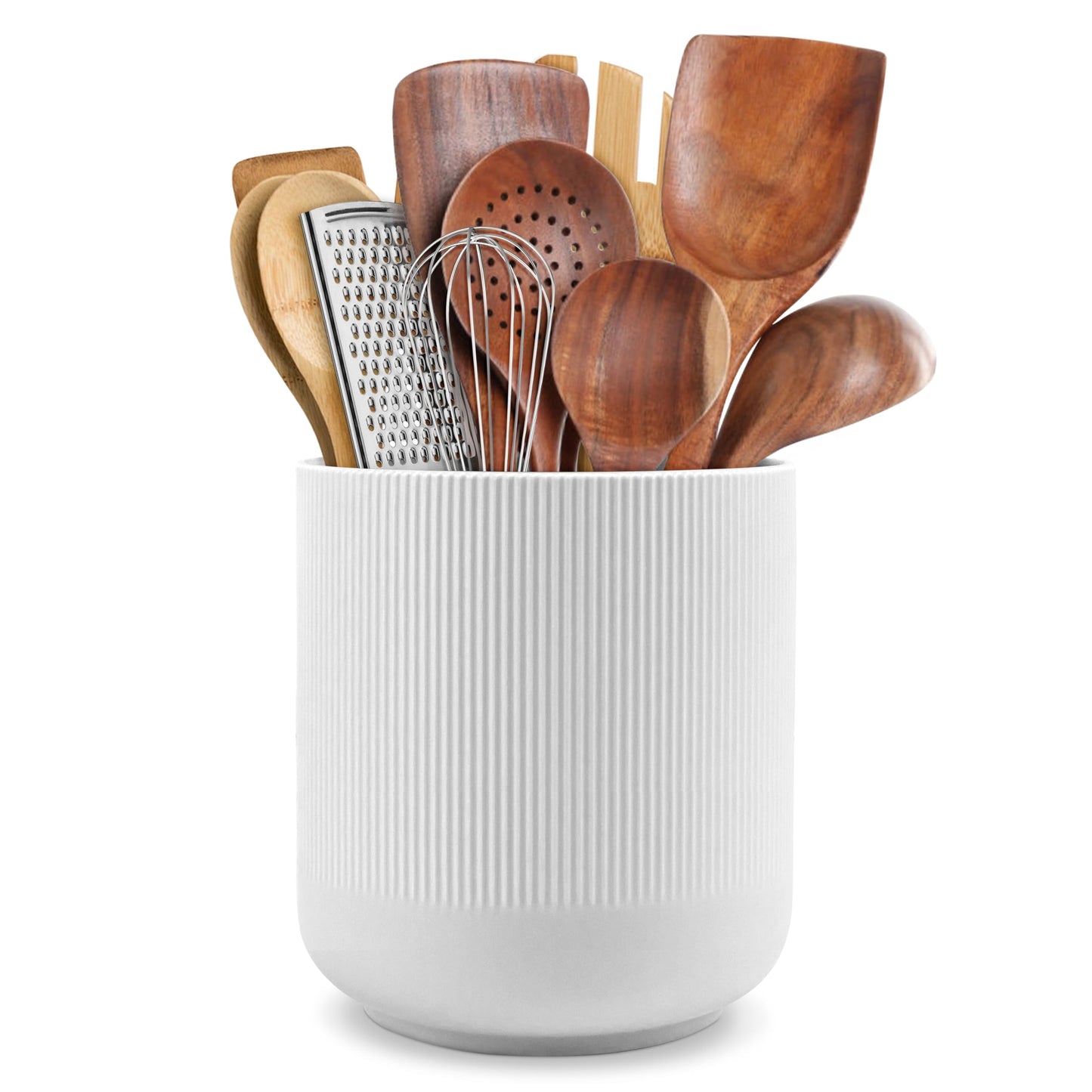 RedCall Kitchen Utensils Holder - White