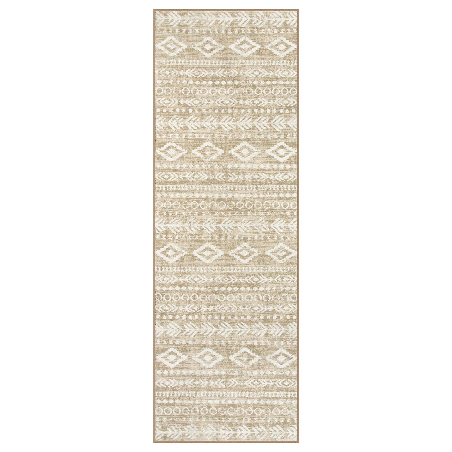 Lahome Boho Moroccan Washable Runner Rug - 61cm × 183cm