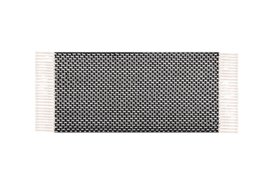 MATKIK Boho Runners for Hallways - 61cm × 183cm - Washable - Black/Beige