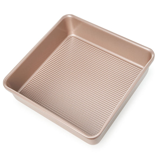 Ultra Cuisine Nonstick Cake Pan - Textured Carbon Steel - Oven Safe