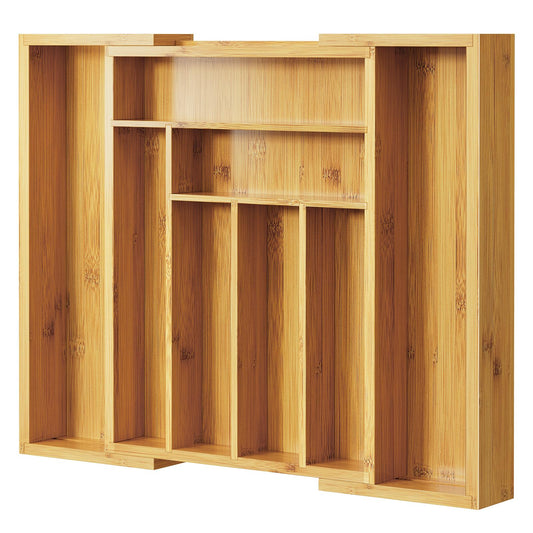 Pipishell Bamboo Silverware Organiser - Natural