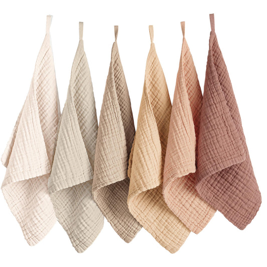 Konssy 6-Pack Face Cloths - 28cm × 28cm