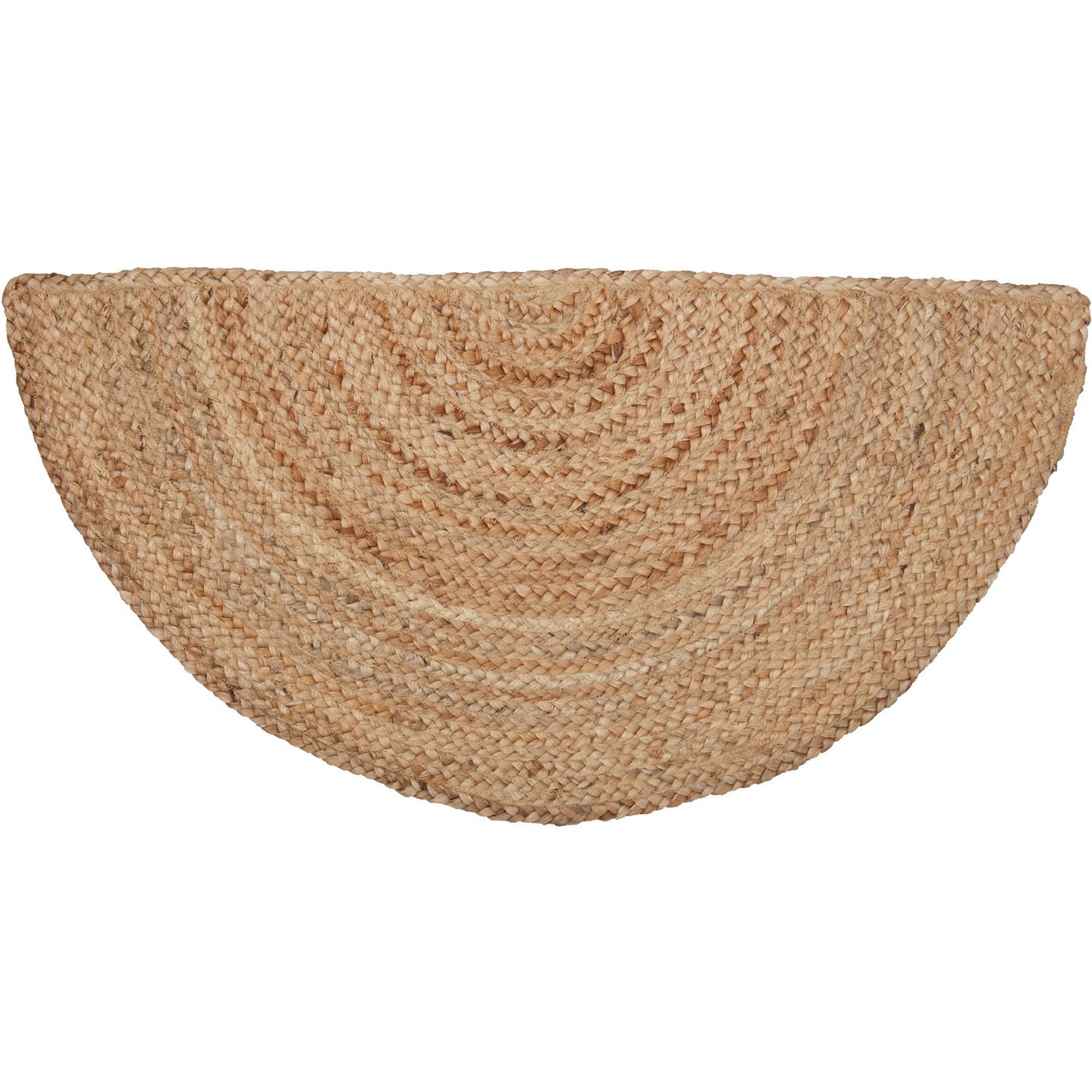 VHC Brands Natural Jute Rug - Half Circle