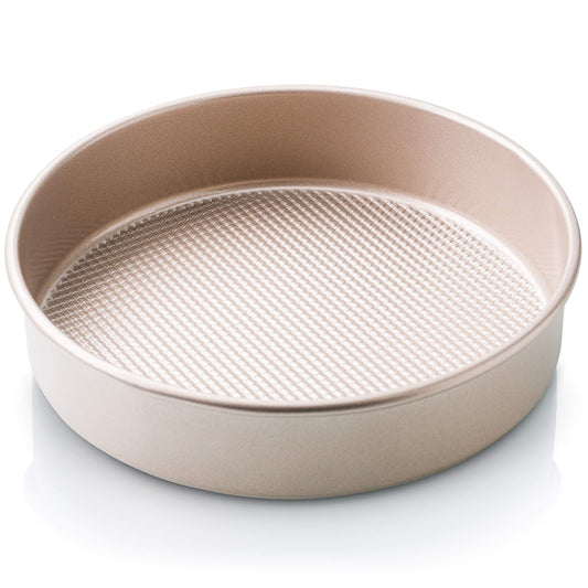 Ultra Cuisine Nonstick Cake Pan - Textured Carbon Steel - Oven Safe