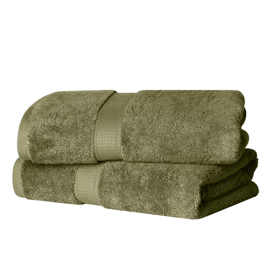 Superior Egyptian Cotton Pile Bath Towel Set of 2
