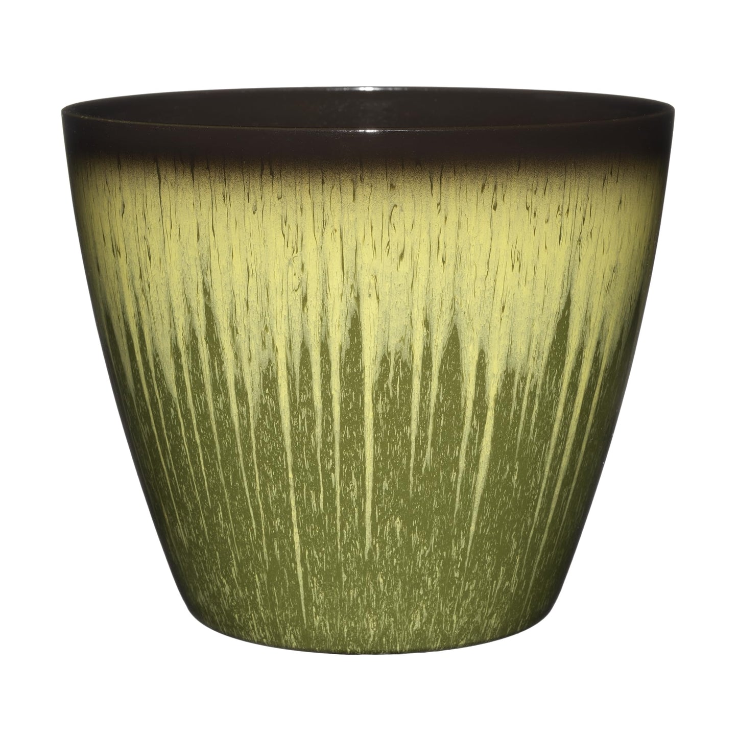 Classic Home and Garden Vogue Planter Pot with Pottery Quality Finish - Modern Indoor & Outdoor Flower Pot - UV-Resistant - 20cm Willow Green
