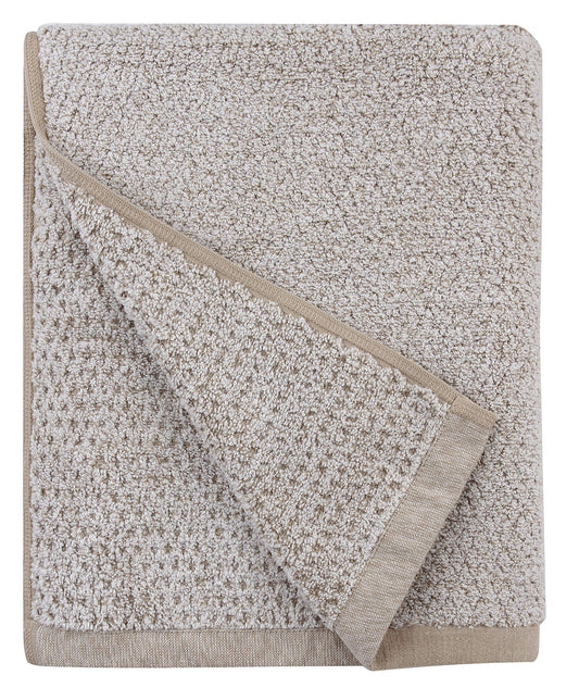 Everplush Diamond Jacquard Quick-Dry Bath Towel - 76cm × 142cm - Khaki